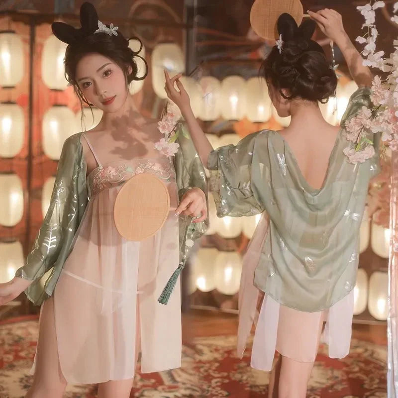 Mei-Li – Verführerisches Palast-Pyjamas-Set