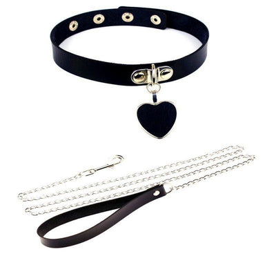 Leni - Liebes-Halsband mit Zugkette