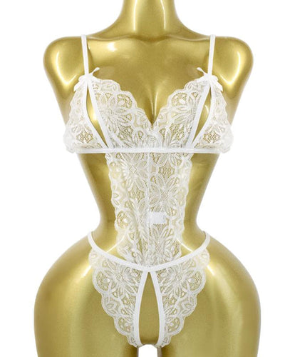 Sexy Hohlspitze Rückenfreier Lingerie Bodysuit