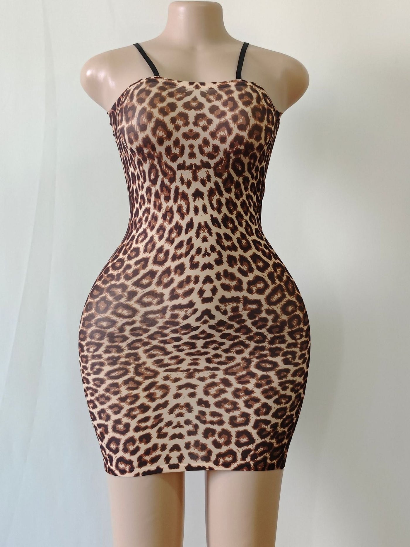 Sexy Nachthemd im Leopardenmuster