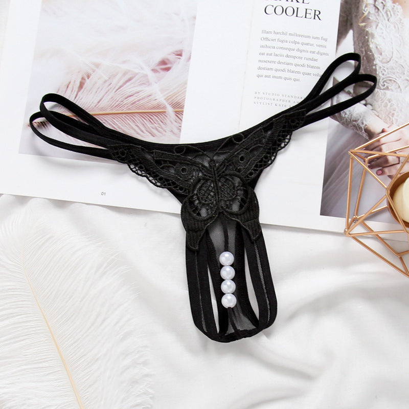 Lena – Sexy Schmetterling bestickter Tanga