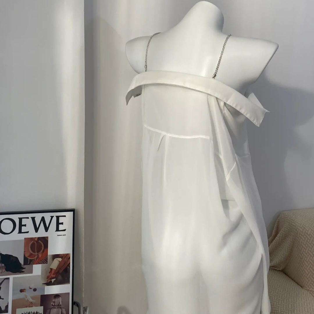 Sexy Camisole mit feinem Silberkette