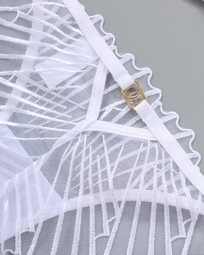 Dünnes besticktes Höschen