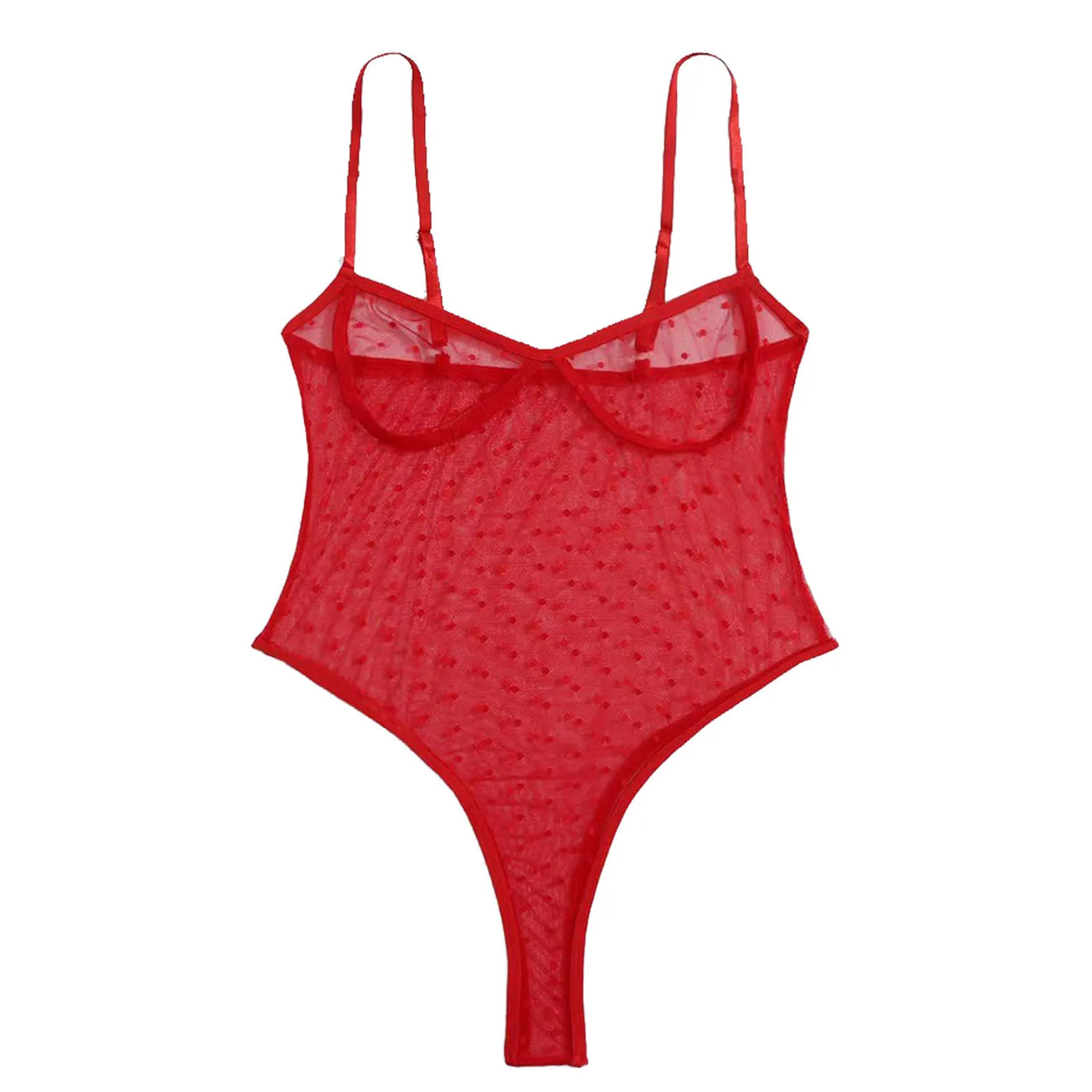 Sophia - Rückenfreier Mesh-Bodysuit