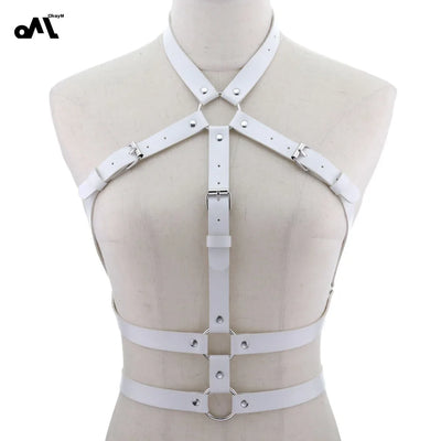 Mia – Verstellbare PU-Leder Bondage Lingerie