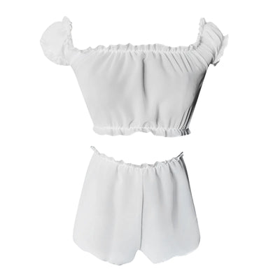 Mia – Transparentes 2-teiliges Pyjama Set