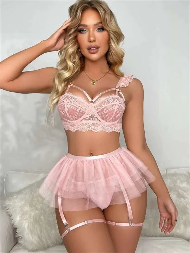 Sofie - Transparenter Mesh Lingerie Set für Frauen