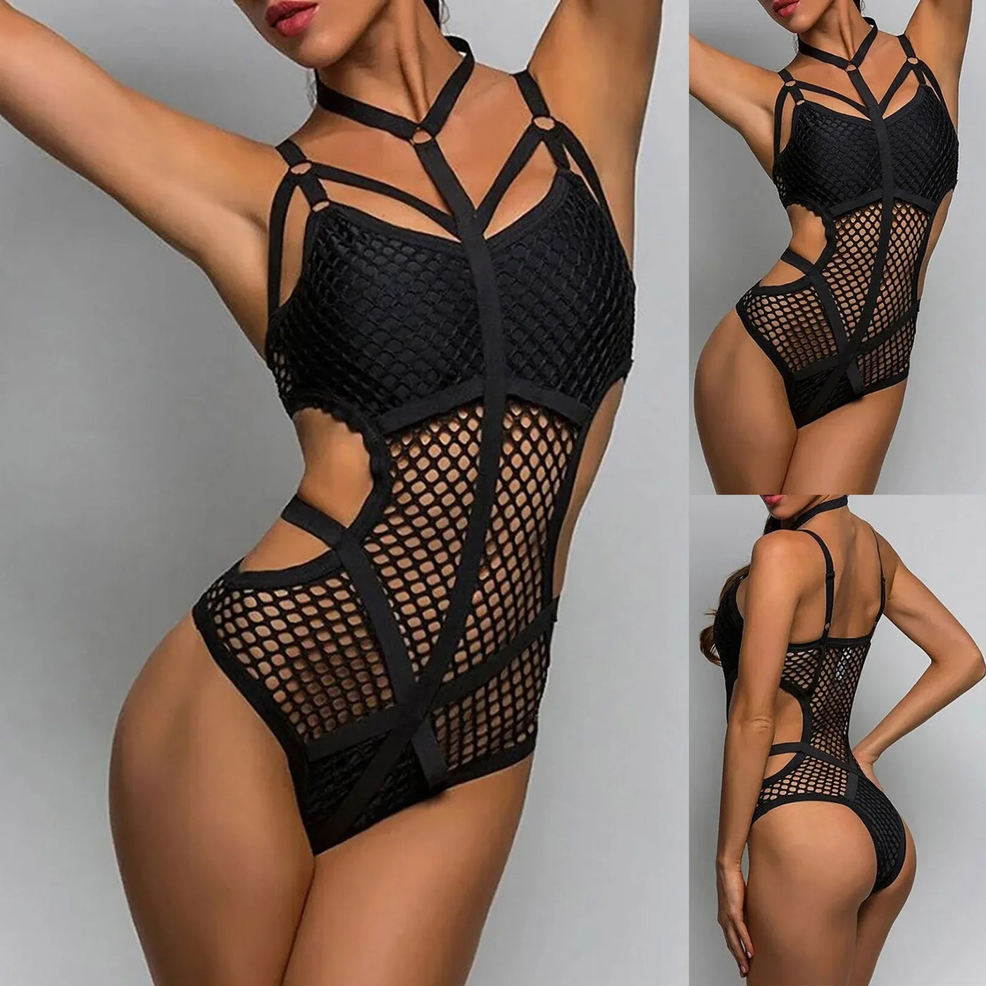 Amara - Verführerischer Bodysuit aus Mesh