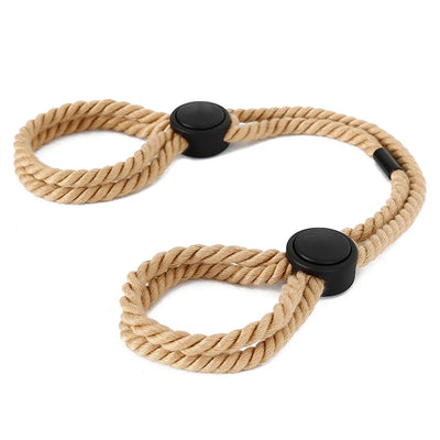 Verstellbare BDSM Handfesseln mit Bondage-Seil