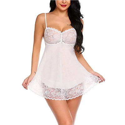 Sophie - Sexy Bodysuit mit kurzem Kleid und verführerischer Spitze