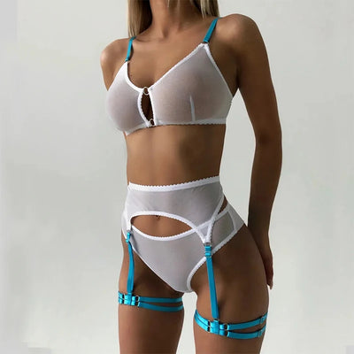 Lina – Verführerisches Mesh-Lingerie-Set mit Spitze
