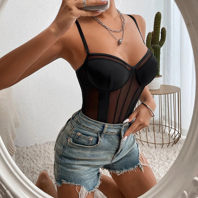 Sophie - Sexy Top mit tiefem V-Ausschnitt