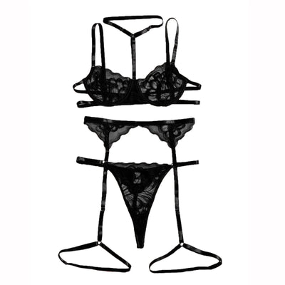 Clara – Sexy Patchwork Lingerie-Set