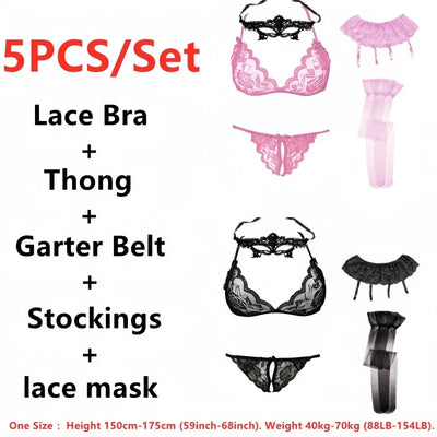 Sophie - Sexy Lingerie Set mit Transparenz und Spitze