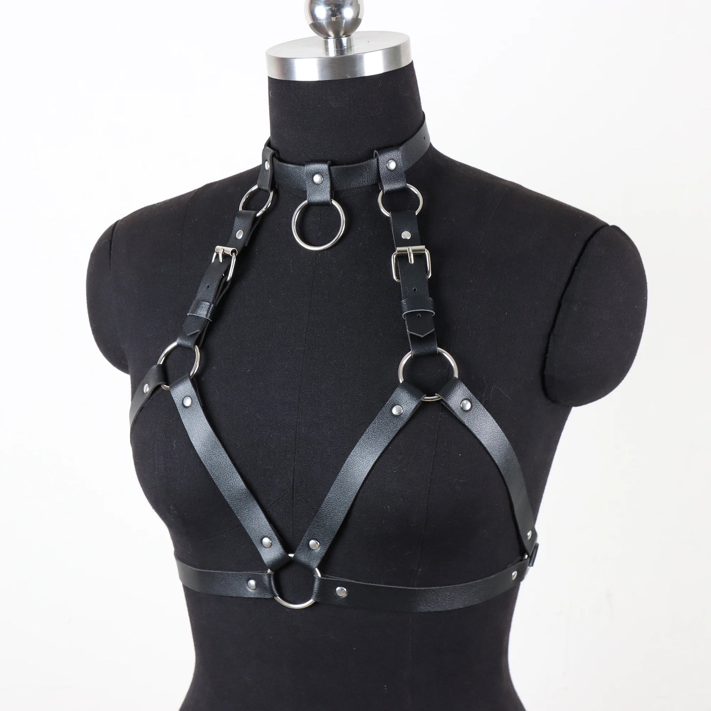 Alina – Verführerisches Bondage Leder-Set für Frauen
