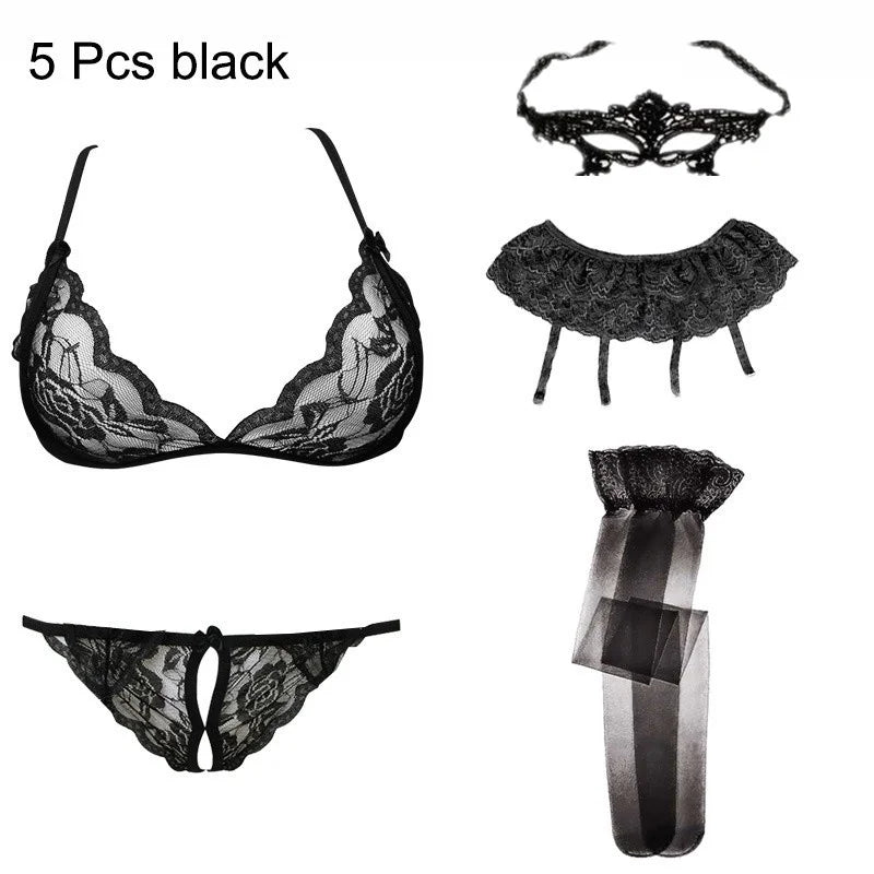 Sophie - Sexy Lingerie Set mit Transparenz und Spitze