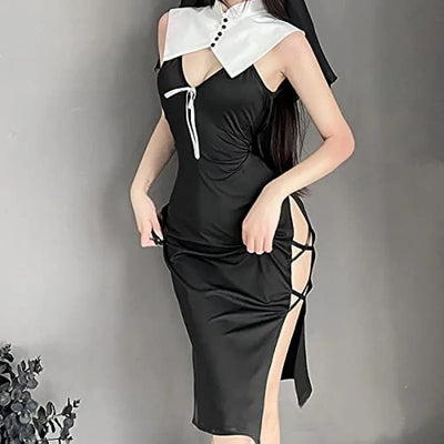 Clara - Verführerisches Nonnen-Cosplay-Kostüm