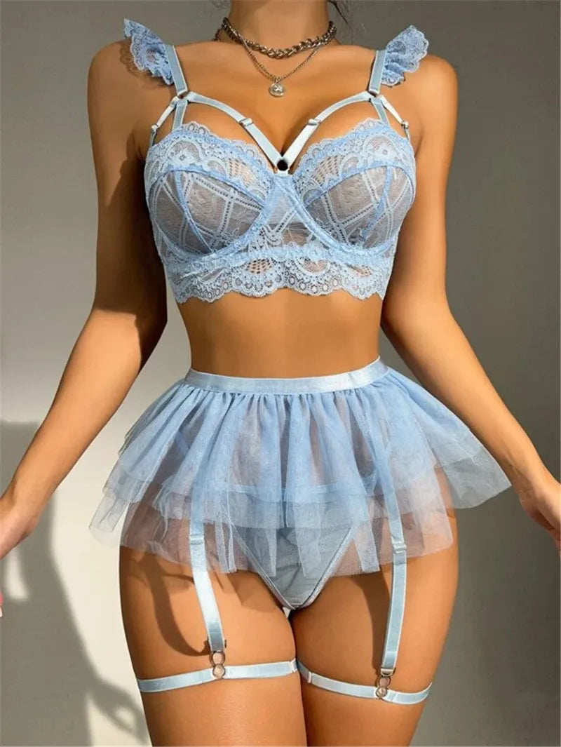 Sofie - Transparenter Mesh Lingerie Set für Frauen