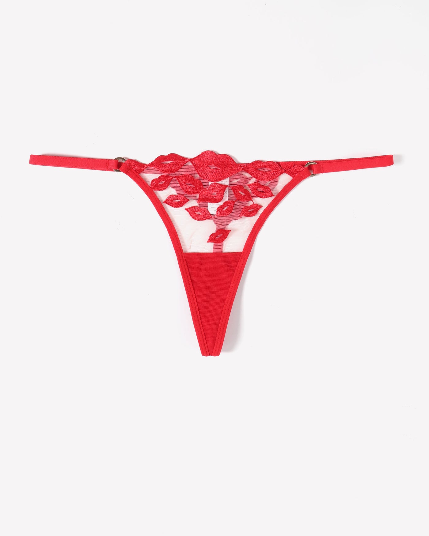 Kiss-Print-Stickerei-Höschen