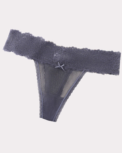 Spitzen-Backless-Hüftslip mit niedrigem Bund