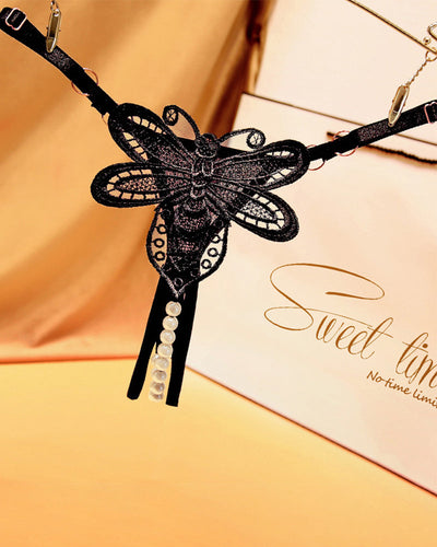 Perlen-ungeschützte Tanga-Unterwäsche