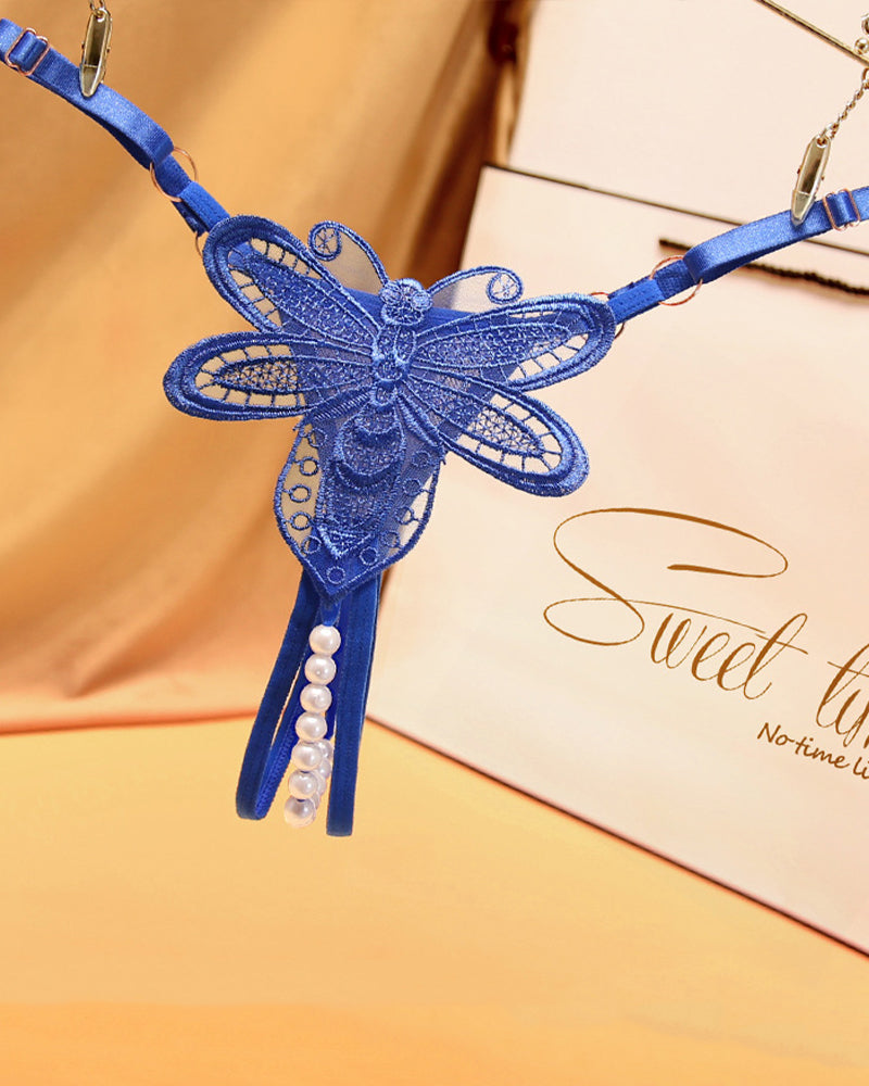 Perlen-ungeschützte Tanga-Unterwäsche