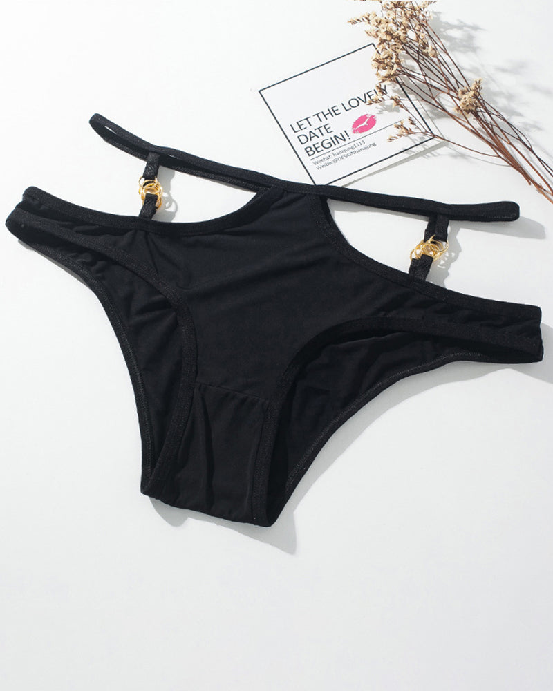 Tiermuster Metallknopf-Hinternhose