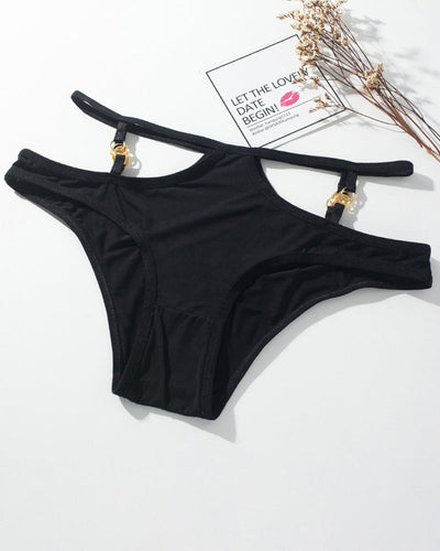 Tiermuster Metallknopf-Hinternhose