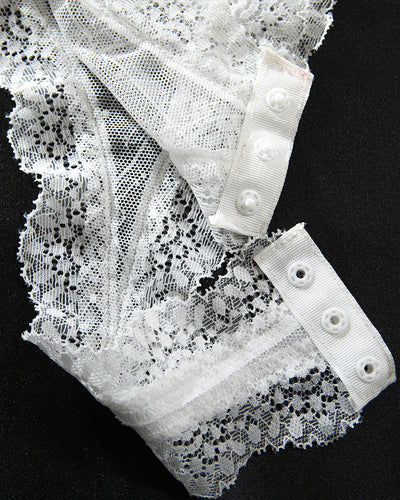 Durchsichtiges Spitzenunterwäsche Mini-Body