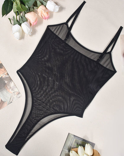 Mesh transparente Bodysuits