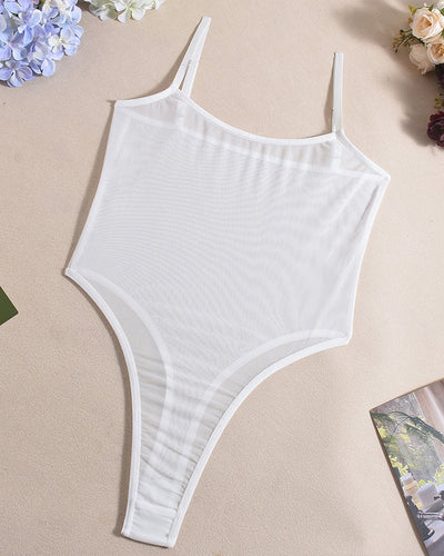 Mesh transparente Bodysuits
