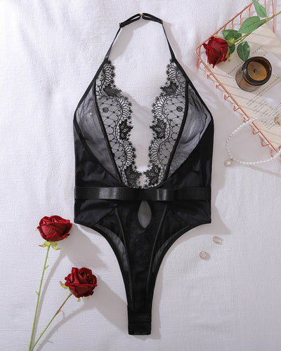 Mitternacht Geflüster Spitzen-Body