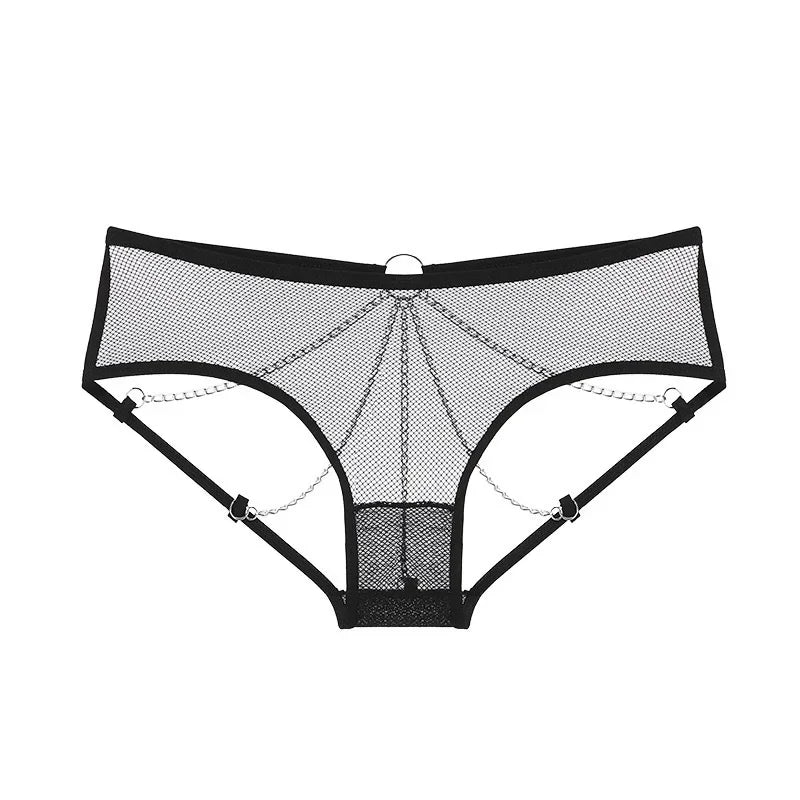 Mila – Sexy Spitzen-Tanga mit Ketten-Details