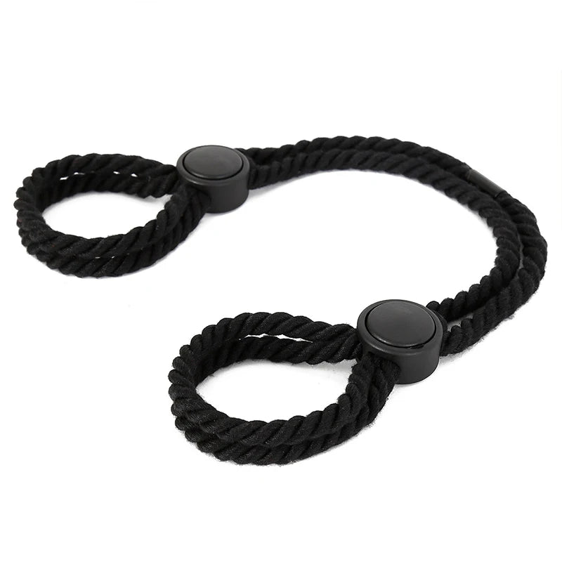 Verstellbare BDSM Handfesseln mit Bondage-Seil
