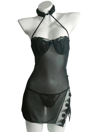 Sophie – Sexy Lace Dress with High Split
