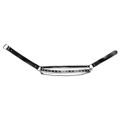 Title: Lena – Gothic Punk Taille Riem mit Metallketten