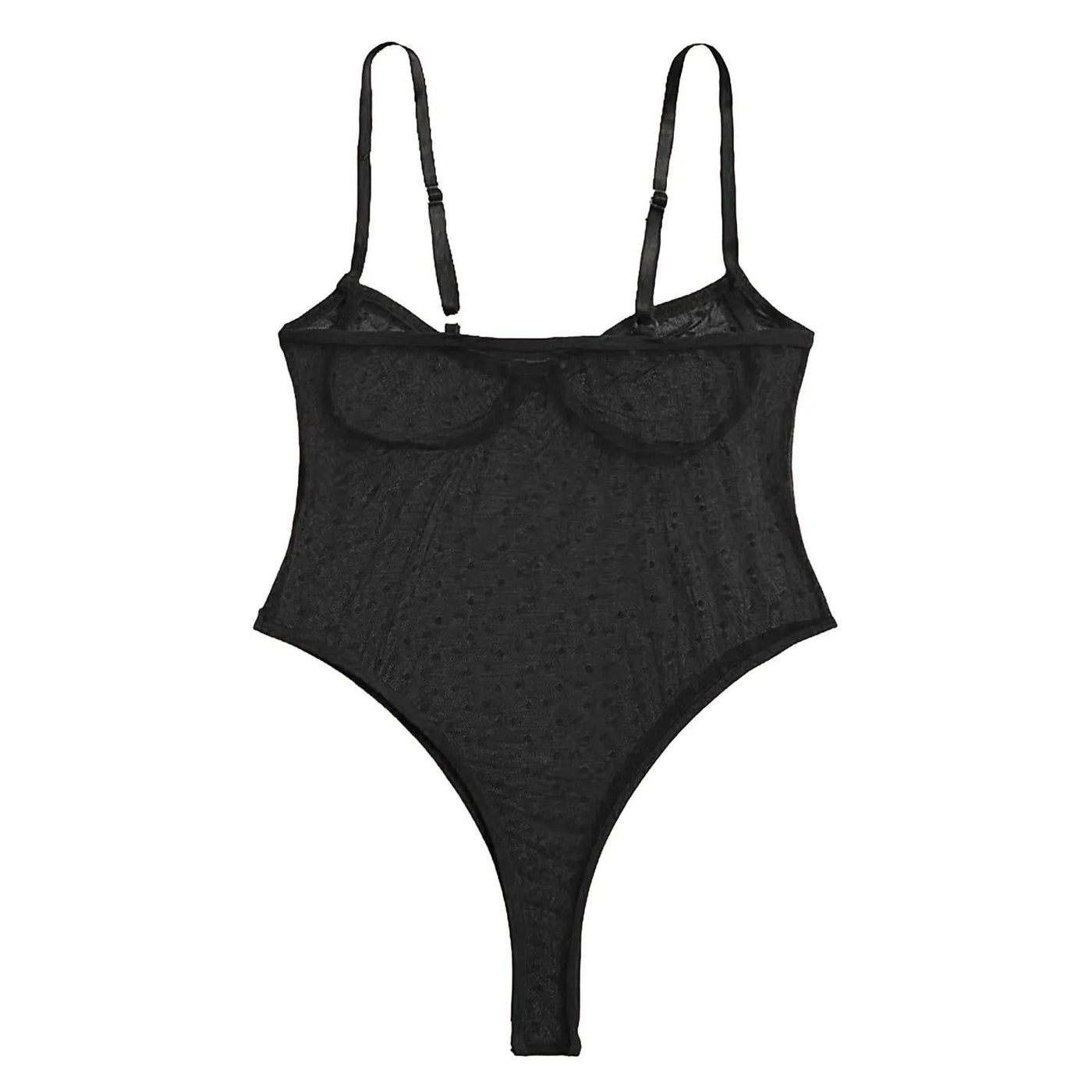 Sophia - Rückenfreier Mesh-Bodysuit