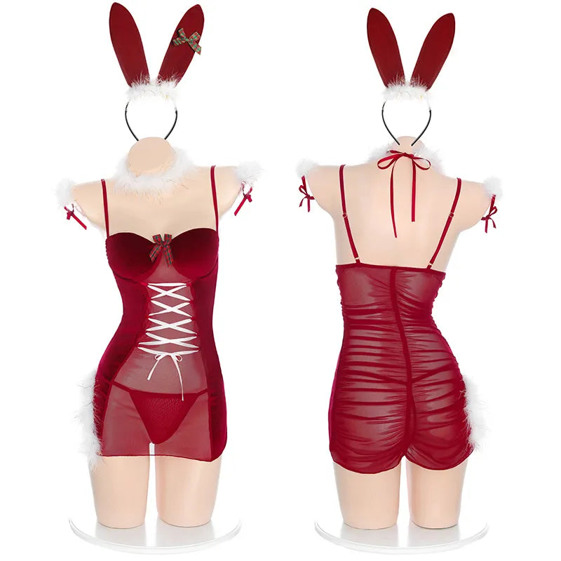 Clara - Sexy Weihnachts-Bunny-Pyjama